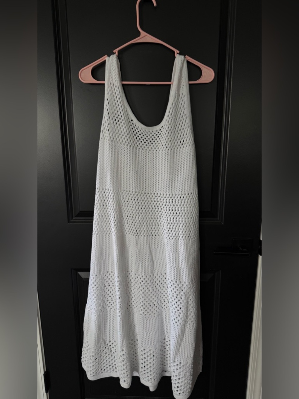 Talbots Cream Open-Knit Swim Suit Cover-Up